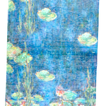 Otracosa Claude Monet Waterlilies Linen Scarf - Big Bag NY