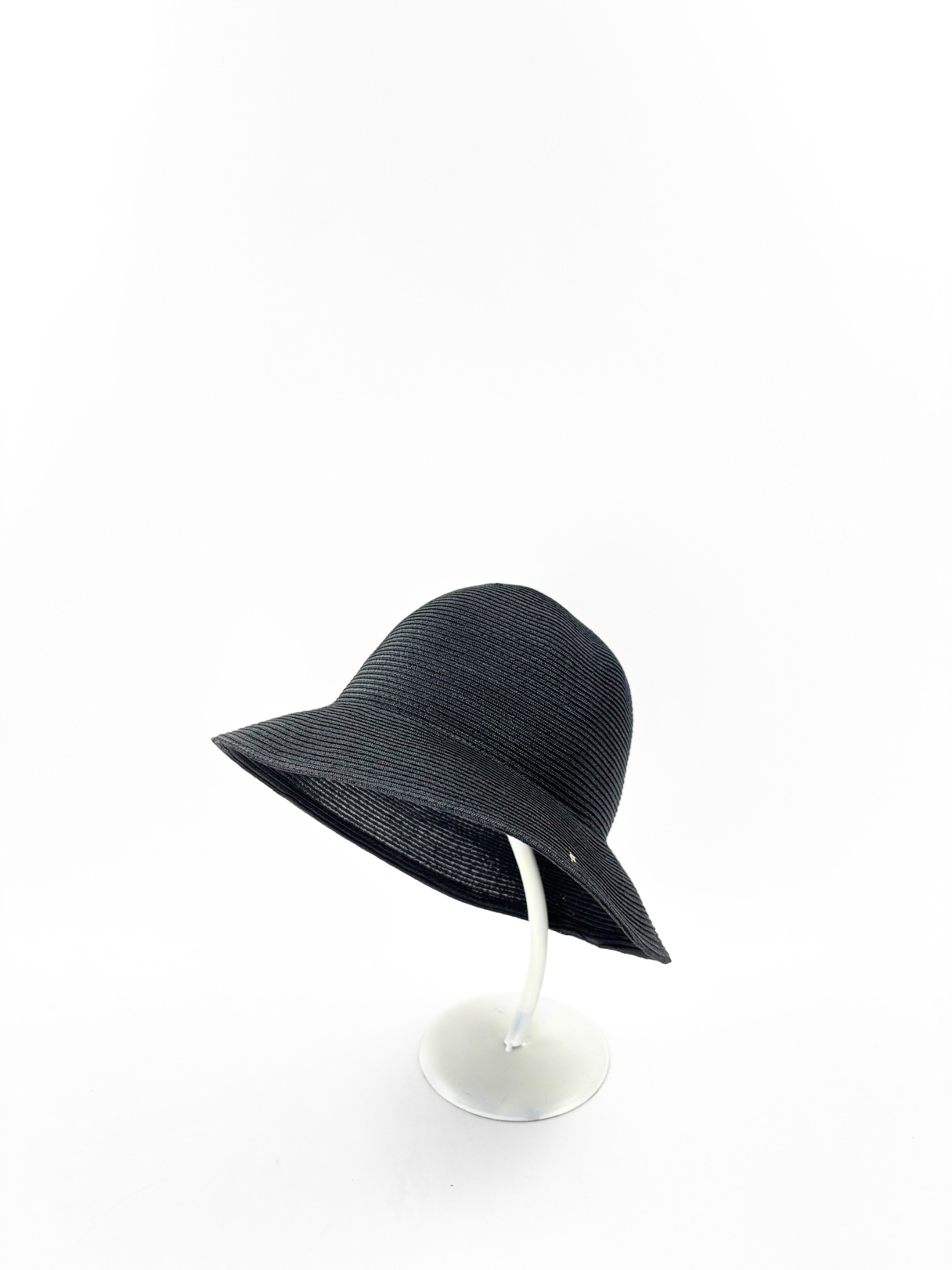 PCNQ NOAH Straw Effect Paper Bucket Hat -Black - Big Bag NY
