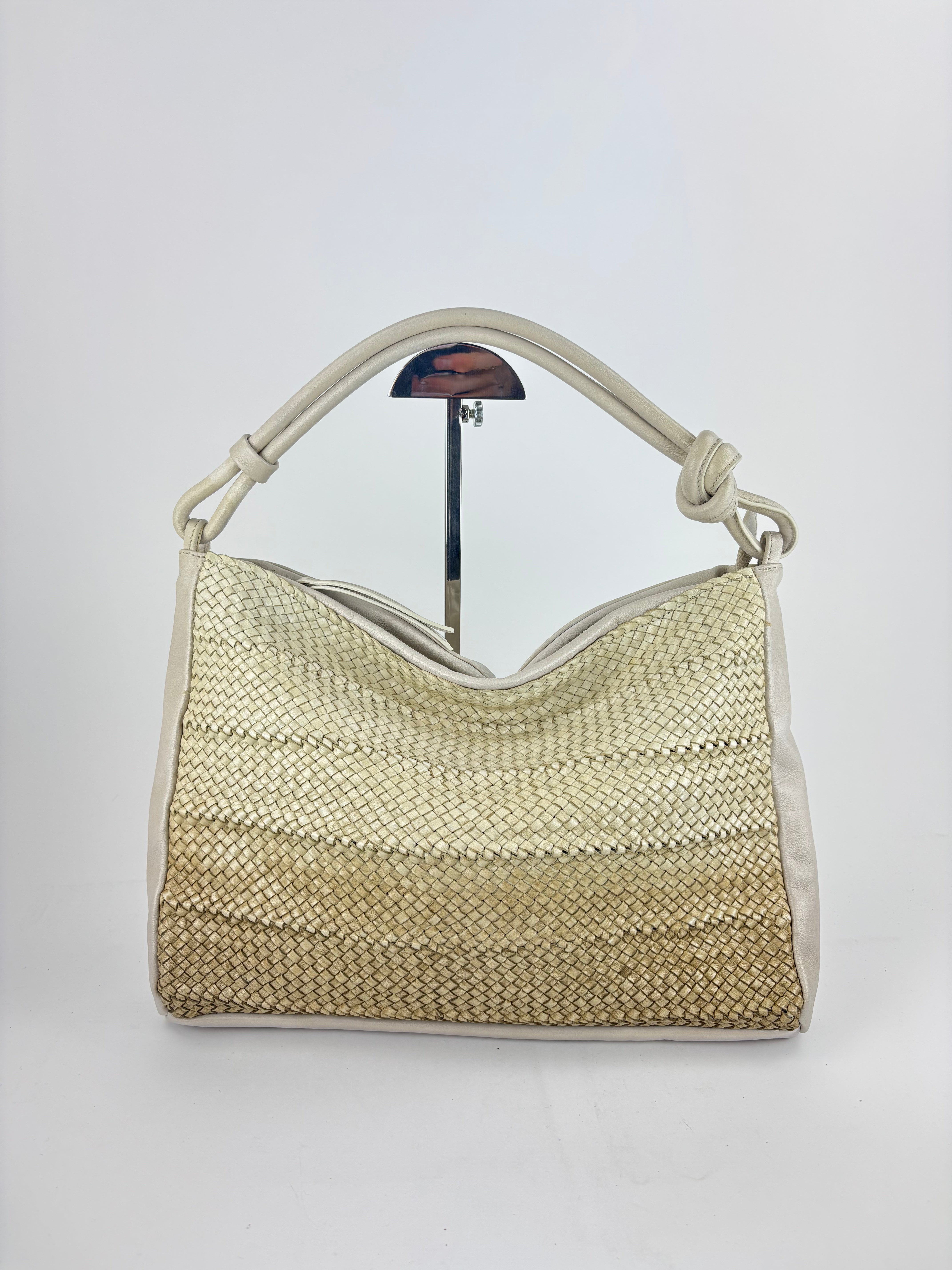 Reptile's House Soul Ombre Woven Shoulder Bag Kaki Olive - Big Bag NY