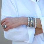Tat2 Vintage Silver REDONDO Bangle - Big Bag NY