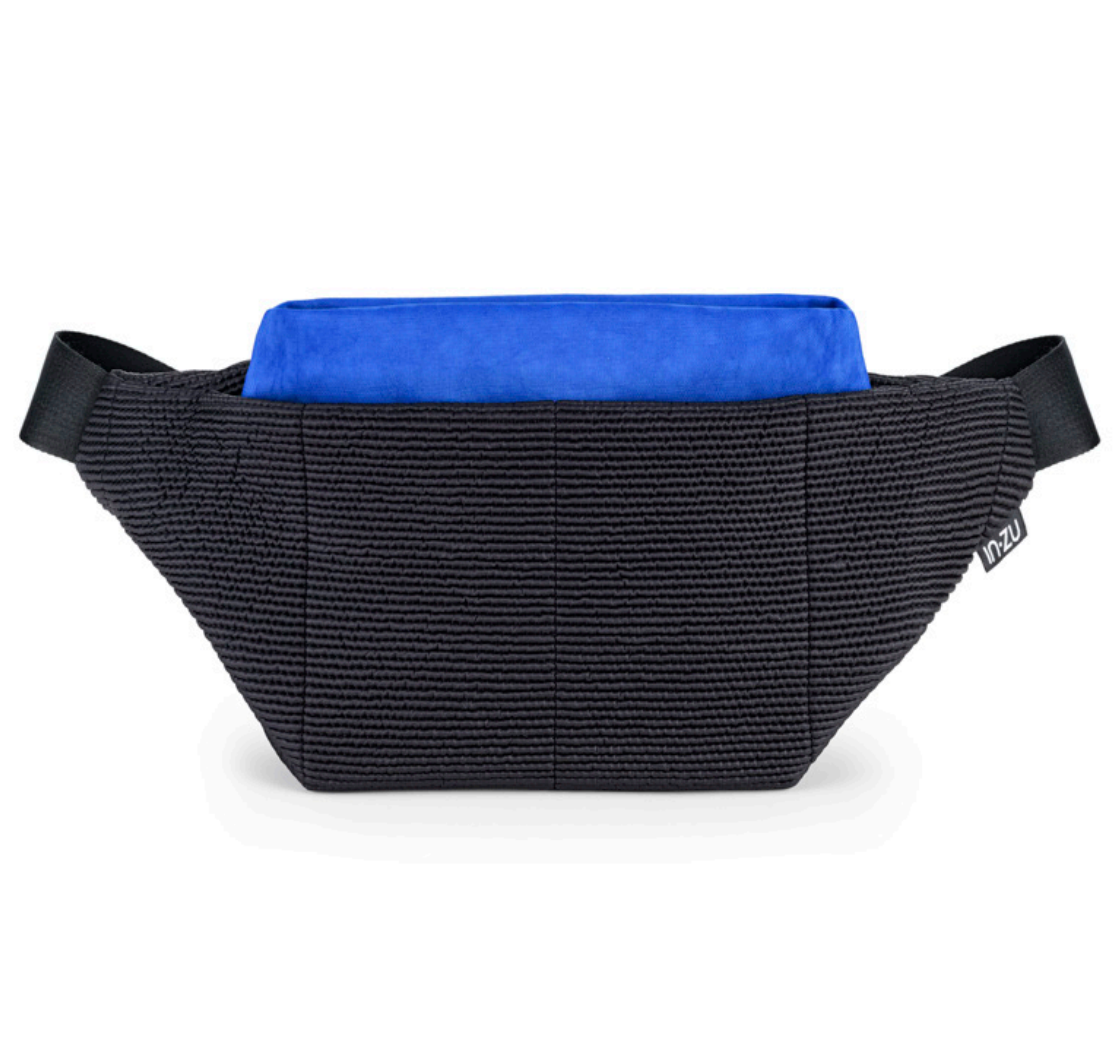 In-Zu Wallaby Crossbody Sling in Quilt Black - Big Bag NY