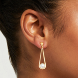 Mini Ipanema Drop Earrings Pearl
