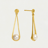 Mini Ipanema Drop Earrings Pearl