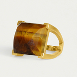 Dean Davidson Plaza Ring in Tiger's Eye - Big Bag NY