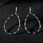 Freida Rothman Signature Bezel Teardrop Earrings - Big Bag NY
