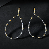 Freida Rothman Signature Bezel Teardrop Earrings - Big Bag NY