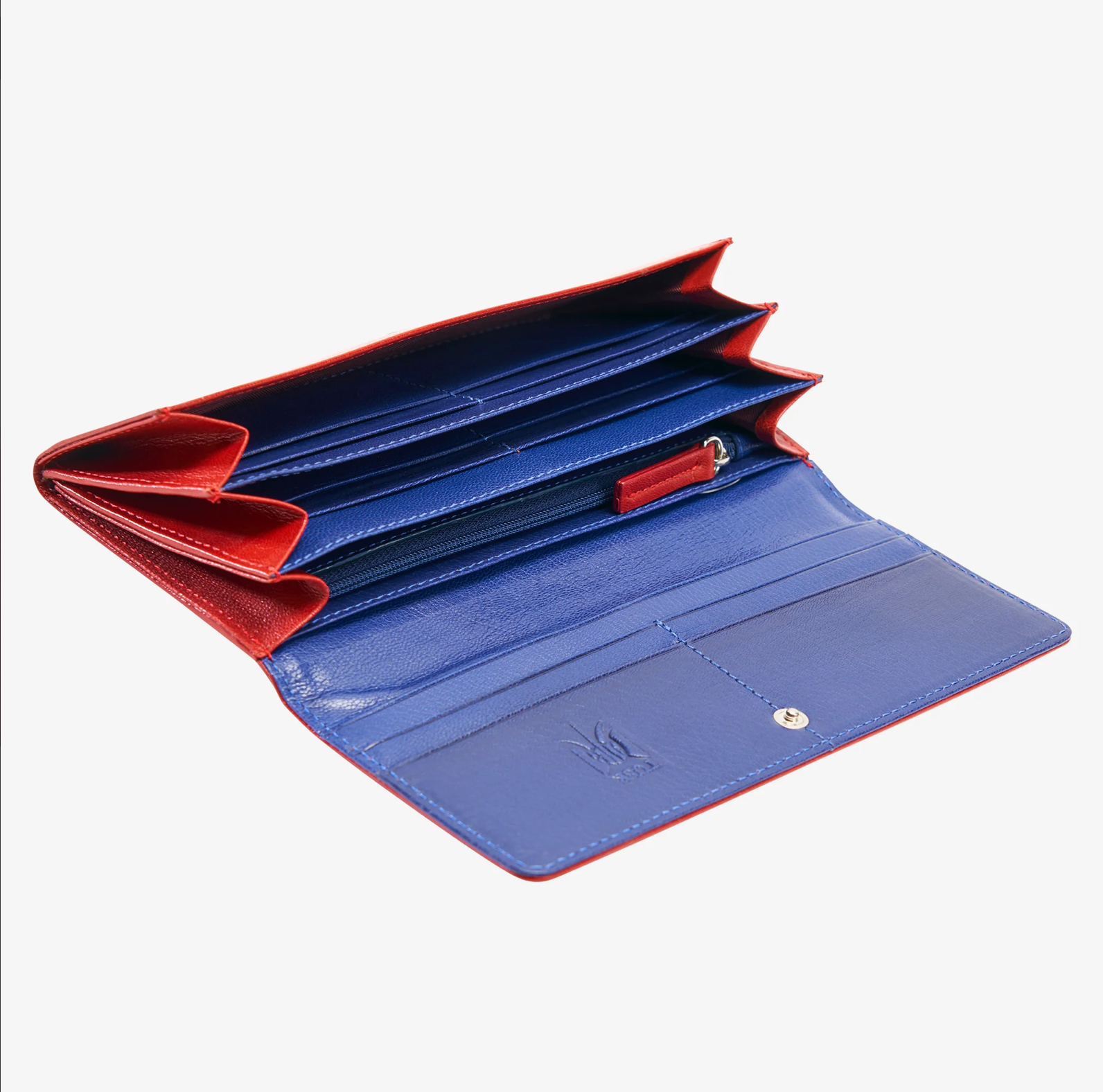 Red Tusk Siam Accordion Clutch Wallet - Big Bag NY