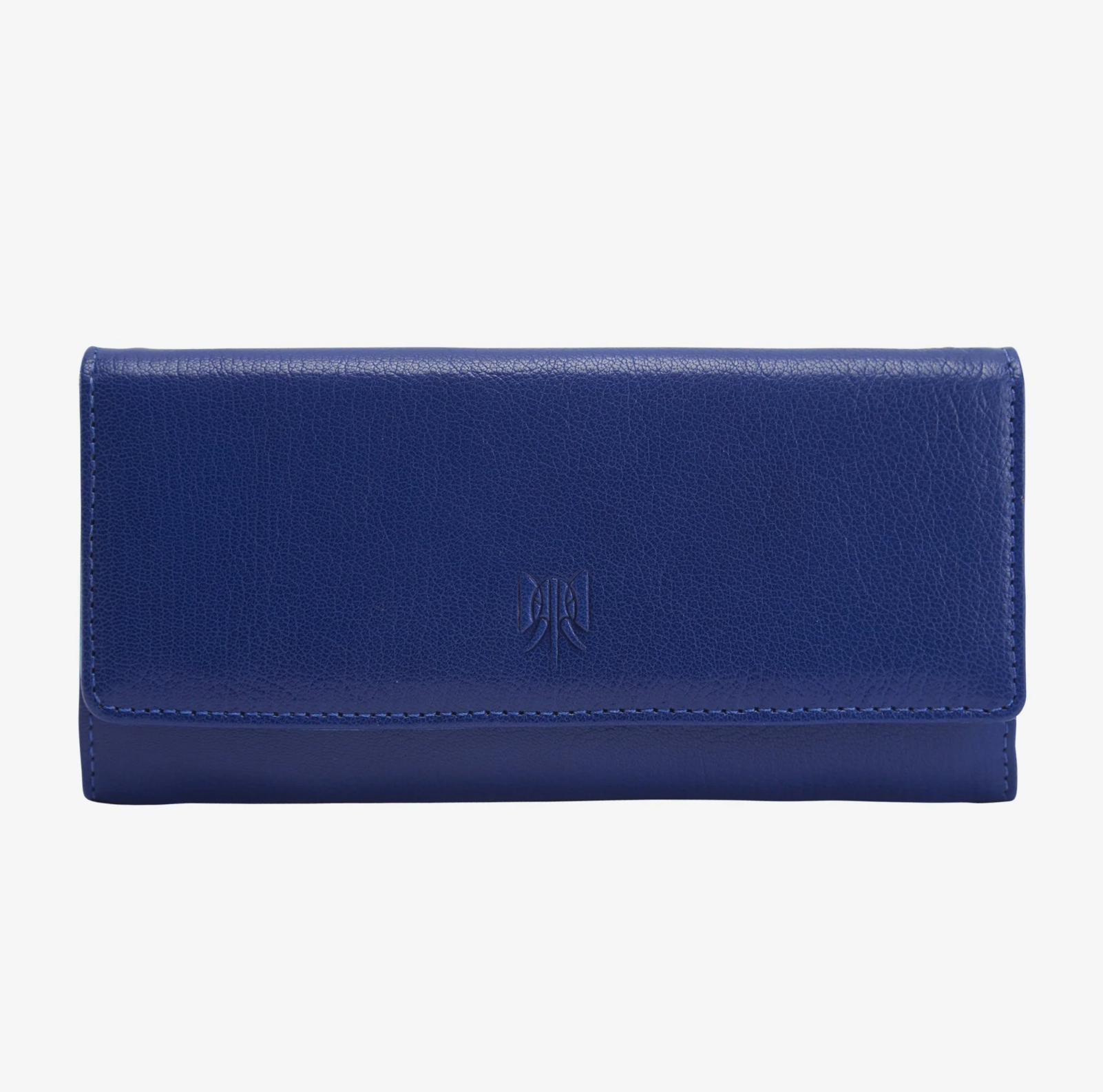 Indigo French Blue Tusk Siam Accordion Clutch Wallet - Big Bag NY