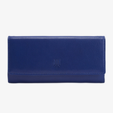 Indigo French Blue Tusk Siam Accordion Clutch Wallet - Big Bag NY