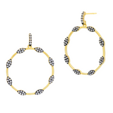Freida Rothman Sparkling Open Hoop Earrings - Big Bag NY