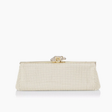 Crystal Flower Clasp Clutch