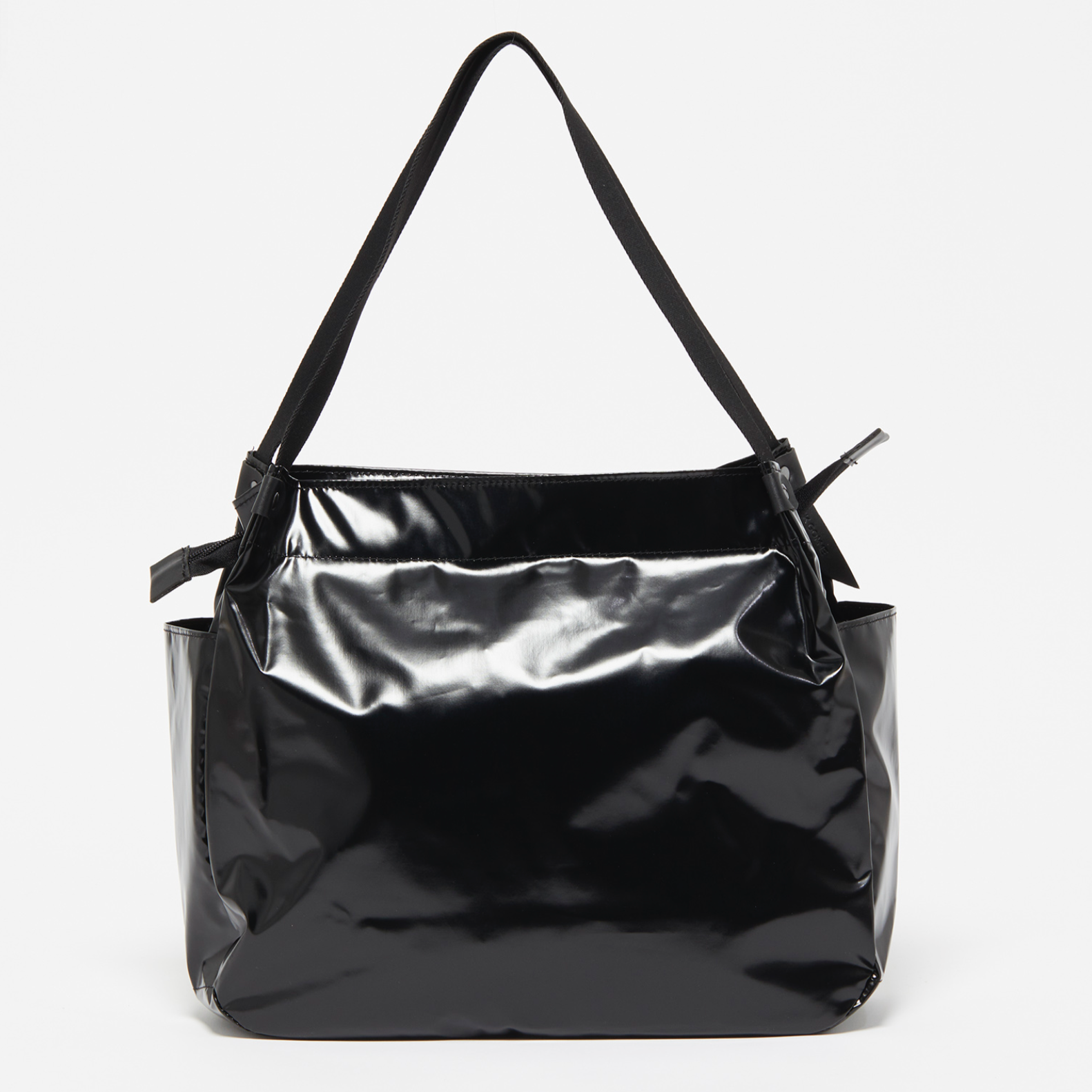 Jack Gomme Original Light Vegan Levant Tote Noir Back - Big Bag NY