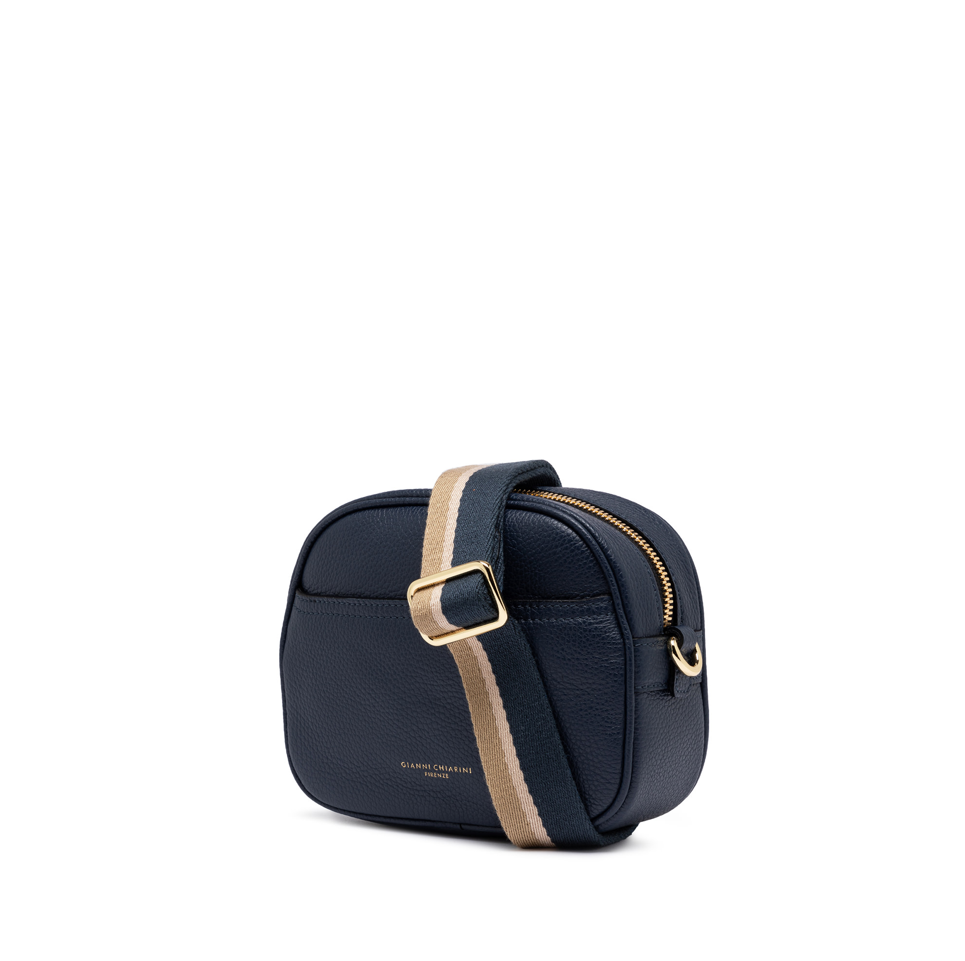 Gianni Chiarini Nina Crossbody Bag Navy - Big Bag NY