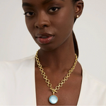 Dean Davidson New Signature Collar Necklace in Iridescent Sky Blue - Big Bag NY