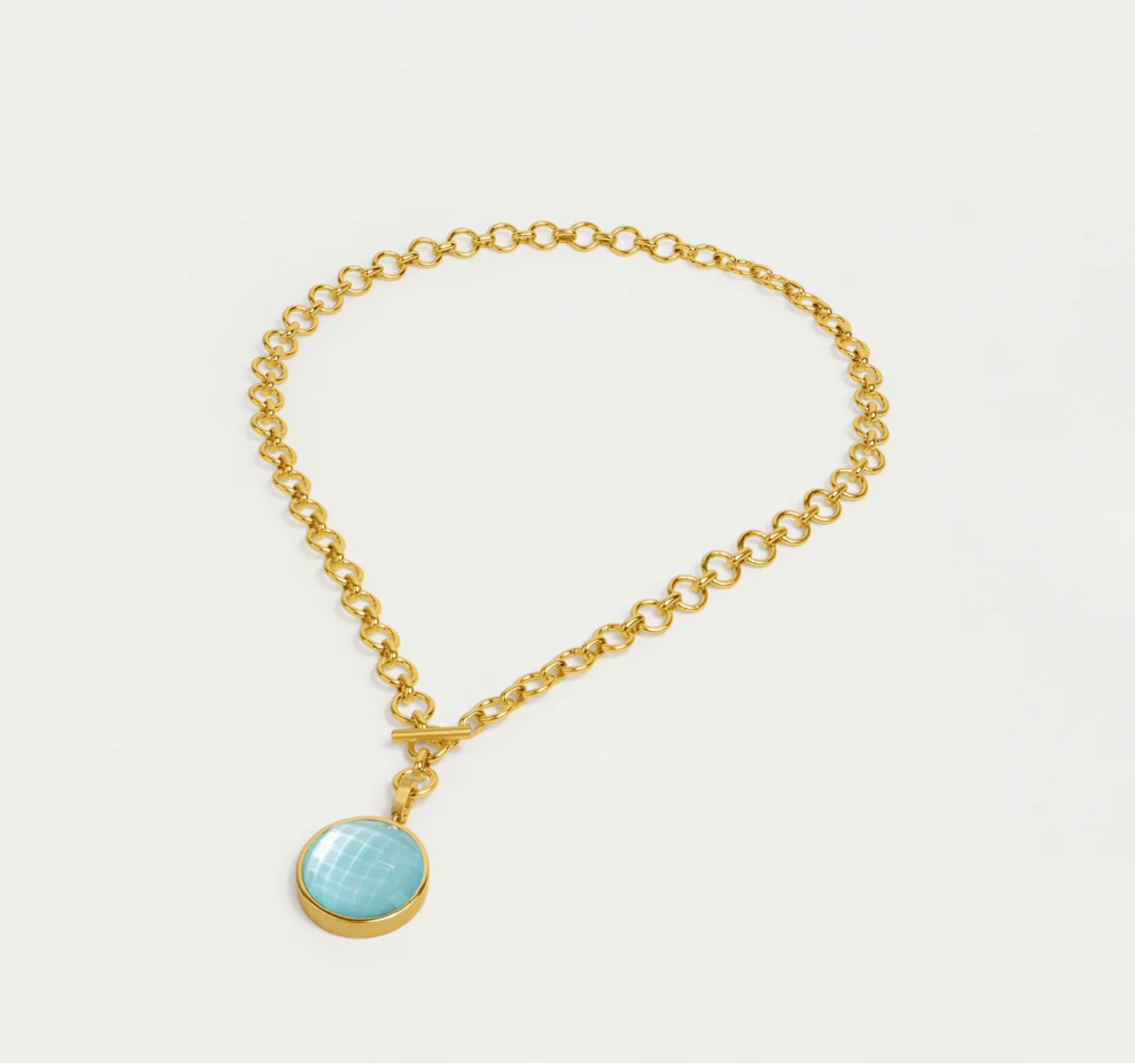 Dean Davidson New Signature Collar Necklace in Iridescent Sky Blue - Big Bag NY