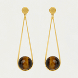 Dean Davidson Ipanema Drop Earrings Tiger's Eye - Big Bag NY