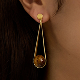 Dean Davidson Ipanema Drop Earrings Tiger's Eye - Big Bag NY