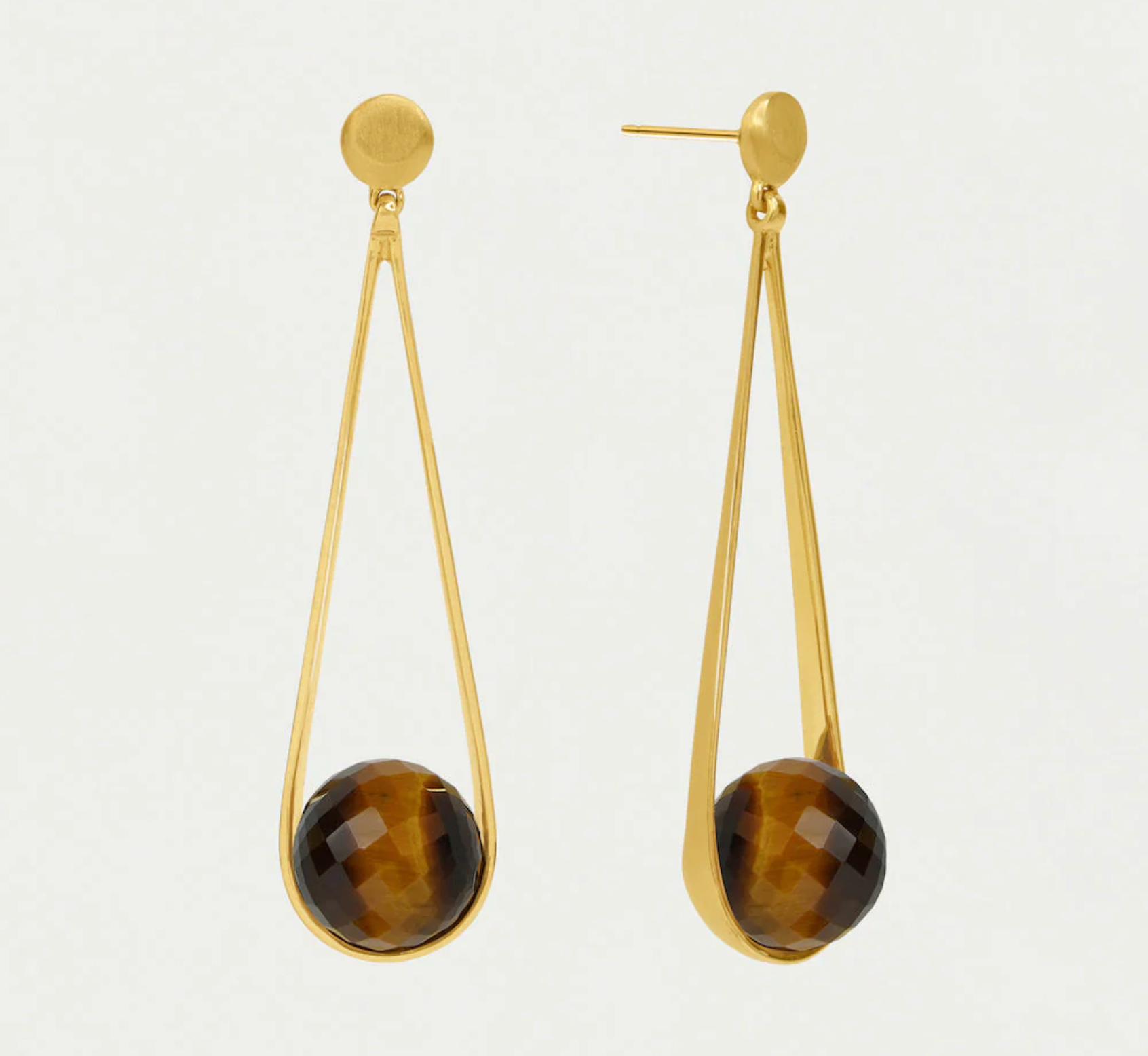 Dean Davidson Ipanema Drop Earrings Tiger's Eye - Big Bag NY