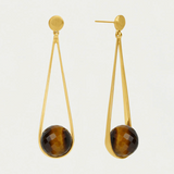 Dean Davidson Ipanema Drop Earrings Tiger's Eye - Big Bag NY