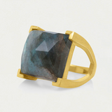 Plaza Ring in Labradorite