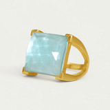 Plaza Ring in Sky Blue