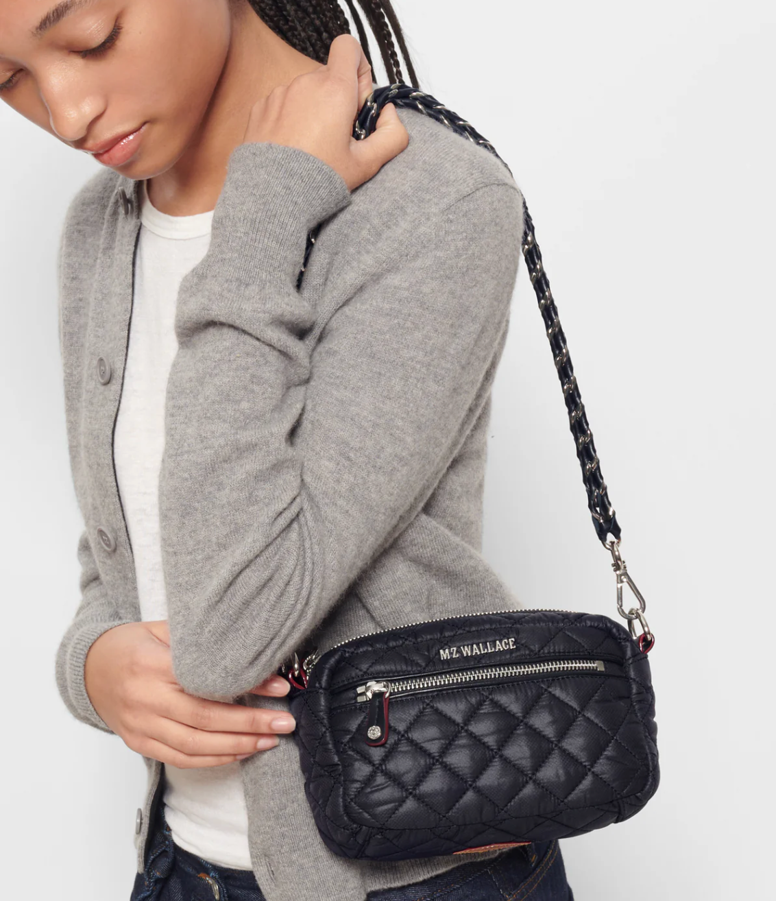 Black MZ Wallace Mini Crosby - Big Bag NY