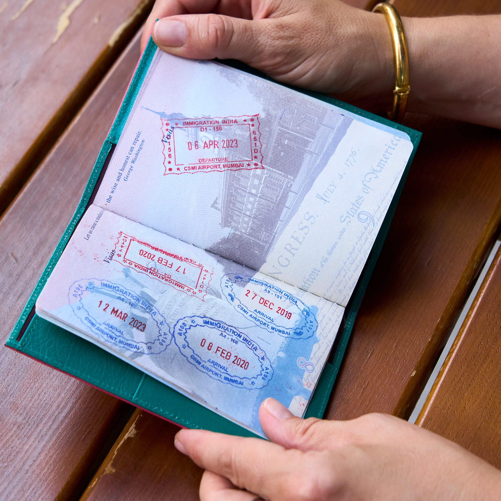 Tusk Siam Passport Cover - Big Bag NY
