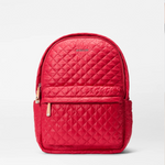 MZ Wallace Metro Backpack Deluxe Bright Cherry - Big Bag NY