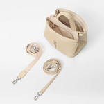 MZ WALLACE Mini Astor Top Handle Bag Buff Mesh- Big Bag NY