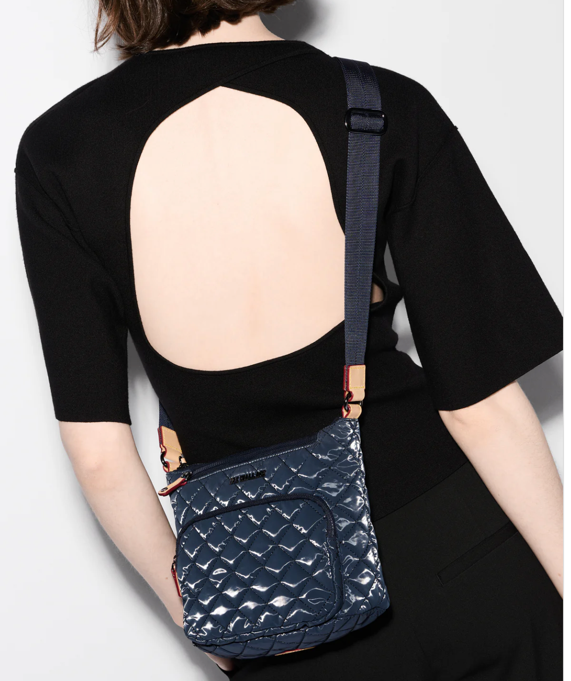 Metro Scout Deluxe Crossbody in Ink Liquid - Big Bag NY