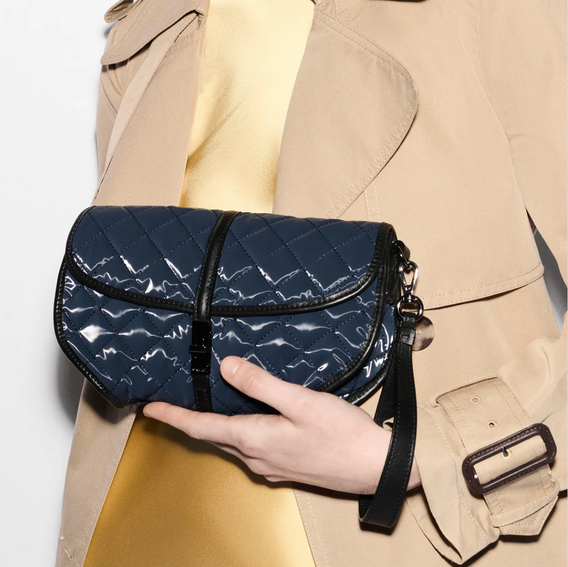 MZ WALLACE Astor Small Convertible Clutch Ink Liquid - Big Bag NY