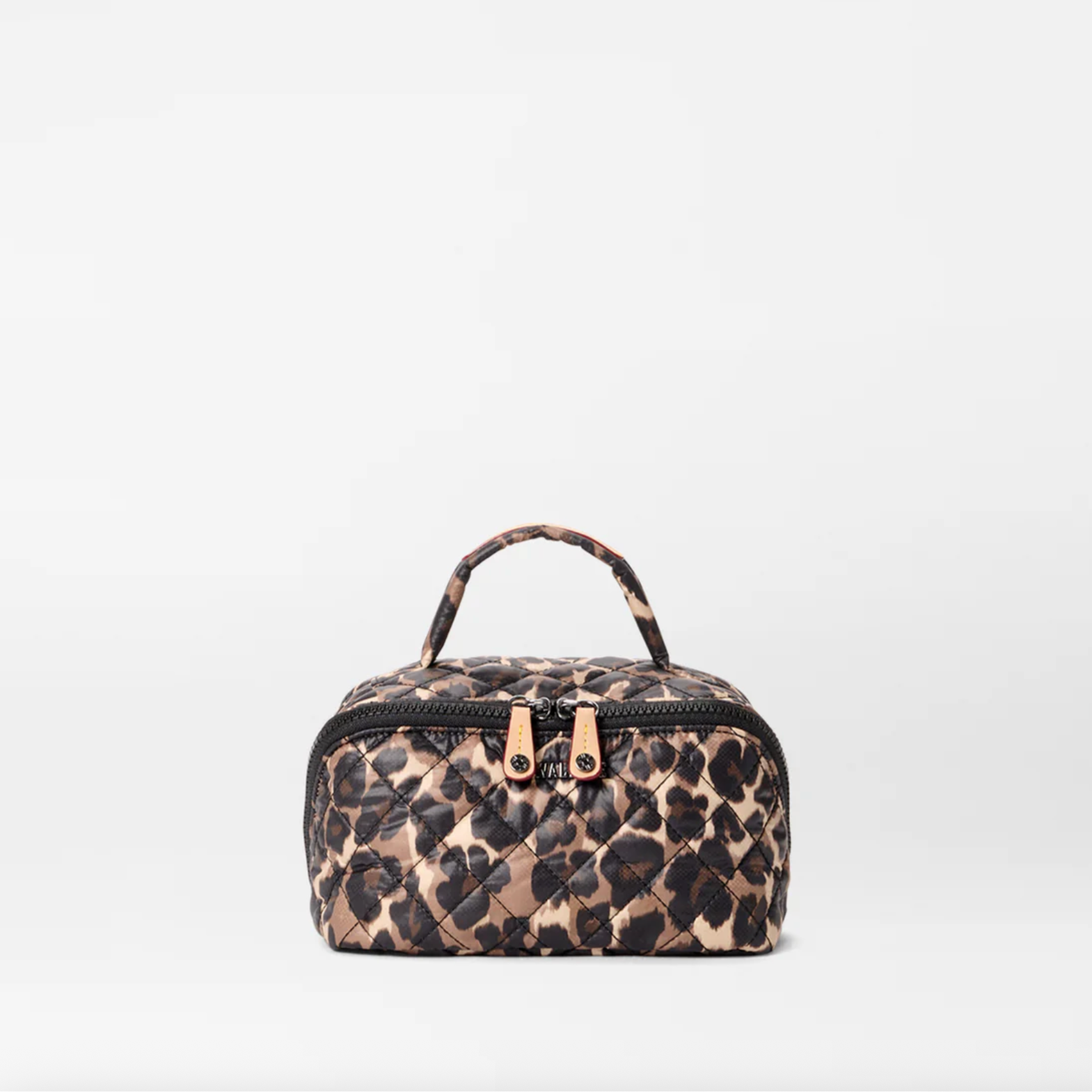 MZ WALLACE Metro Accordion Cosmetic Case Leopard - Big Bag NY
