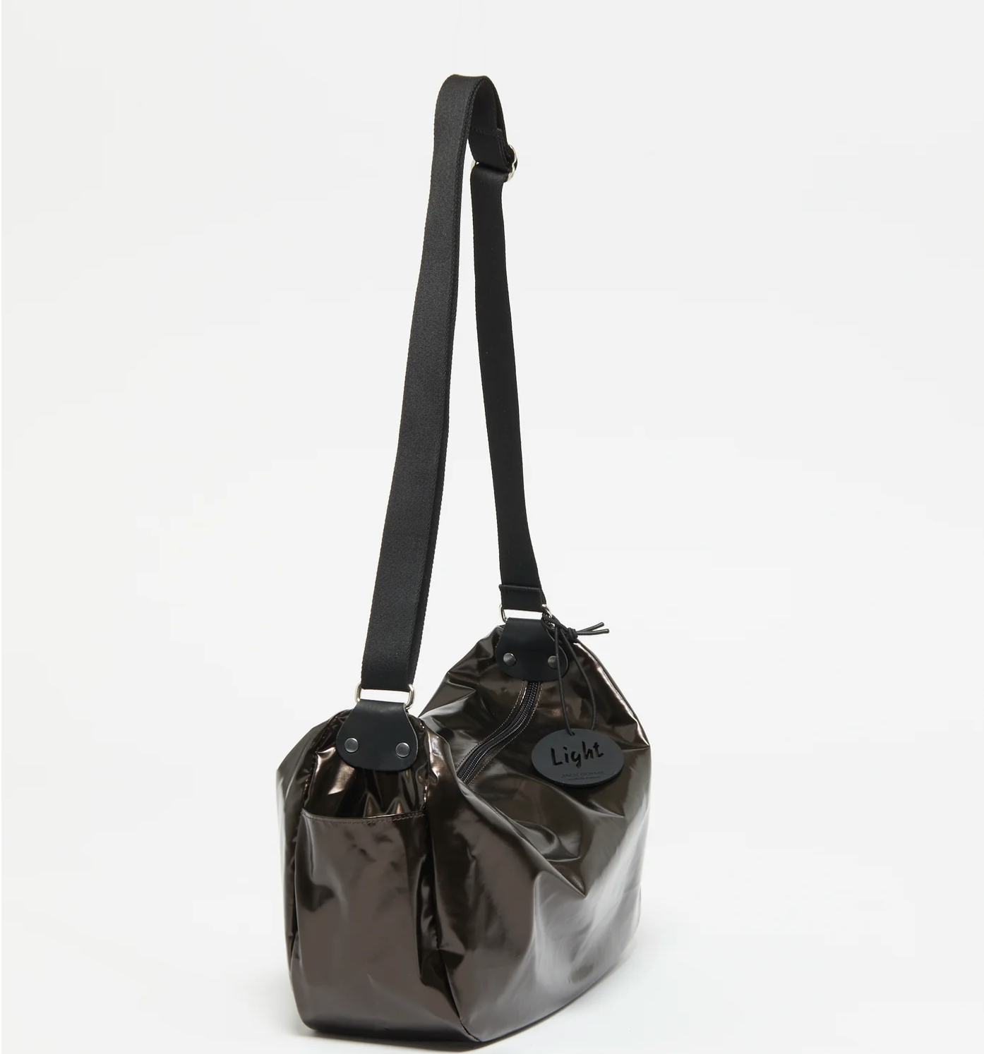 Jack Gomme Original Light Liris Crossbody Hobo Moka - Big Bag NY