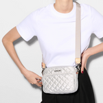 Small Metro Camera Bag Oyster Metallic - Big Bag NY