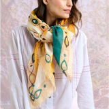 Storiatipic Blanca Linen Scarf Canard - Big Bag NY
