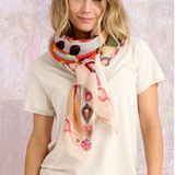 Storiatipic Blanca Linen Scarf Corail - Big Bag NY