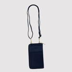 Rossi Leather Phone Holder Crossbody with Wallet Compartment - Big Bag NY