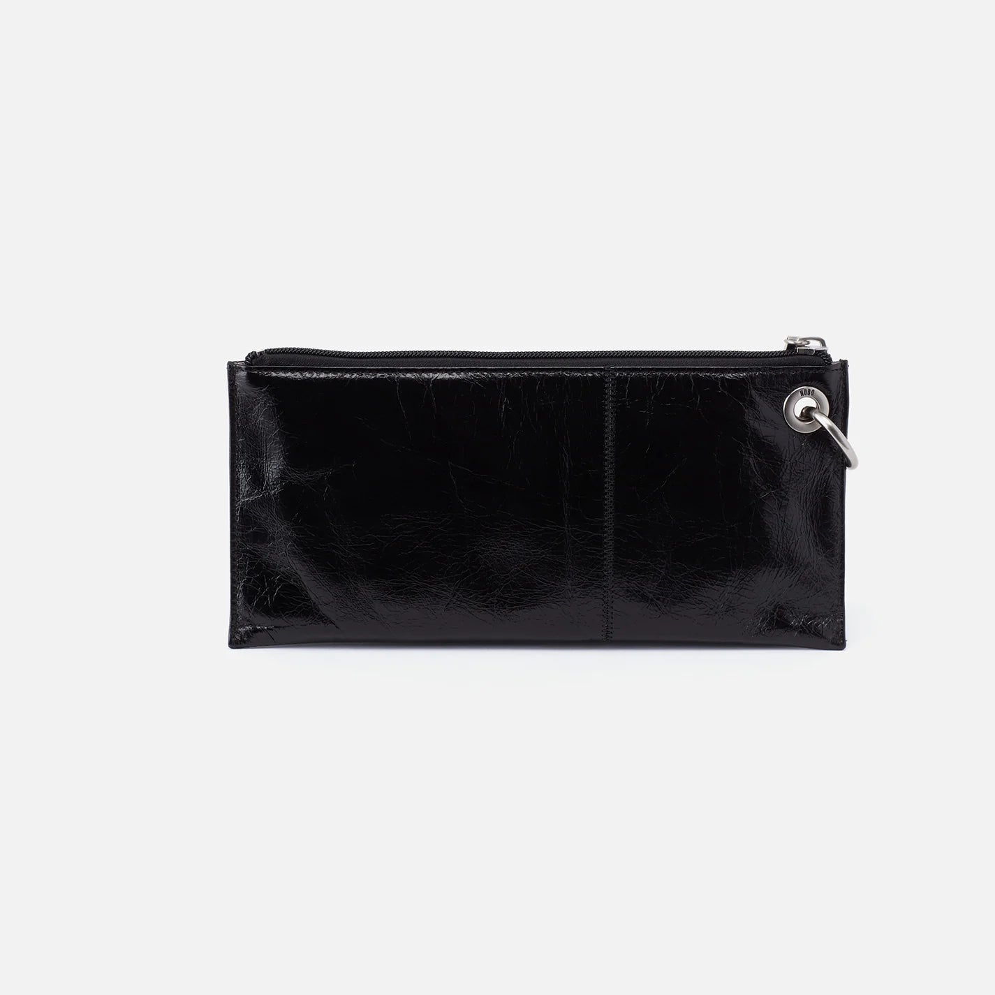 Hobo Vida Wristlet in Polished Leather Black - Big Bag NY