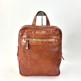 Vive La Difference FREELANCE DOTS Leather Backpack Caramel - Big Bag NY