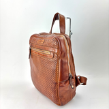 Vive La Difference FREELANCE DOTS Leather Backpack Caramel - Big Bag NY 1