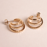 Waekura Celeste hold hoop earrings - Big Bag NY