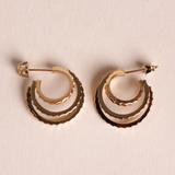 Waekura Celeste hold hoop earrings - Big Bag NY