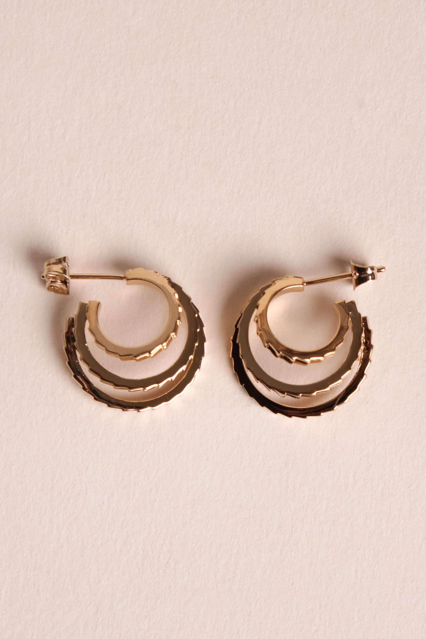 Waekura Celeste hold hoop earrings - Big Bag NY