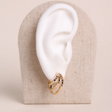 Waekura Celeste hold hoop earrings - Big Bag NY