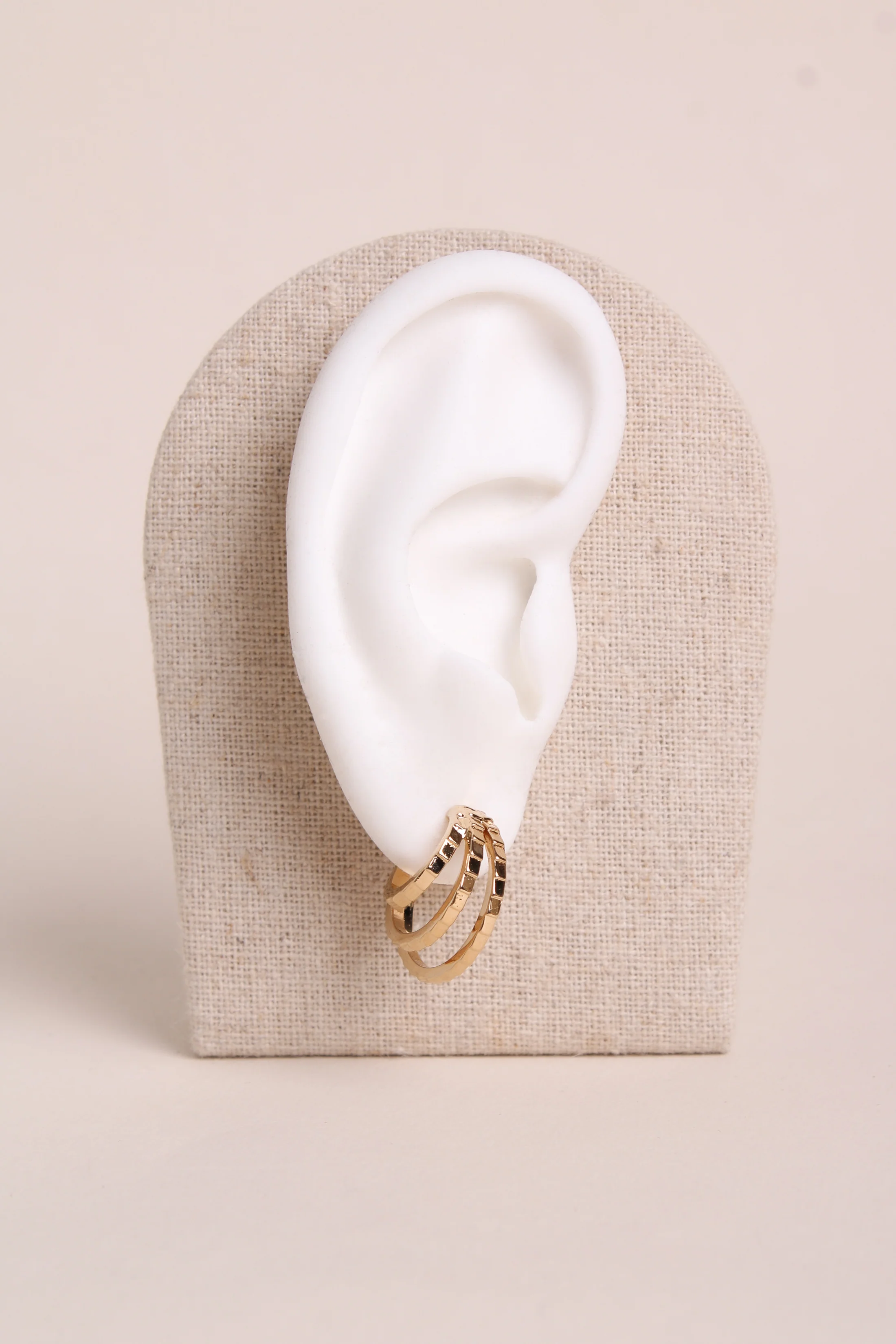 Waekura Celeste hold hoop earrings - Big Bag NY