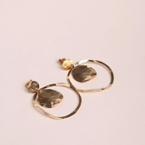 Waekura Clemence Gold Hoop Earrings - Big Bag NY
