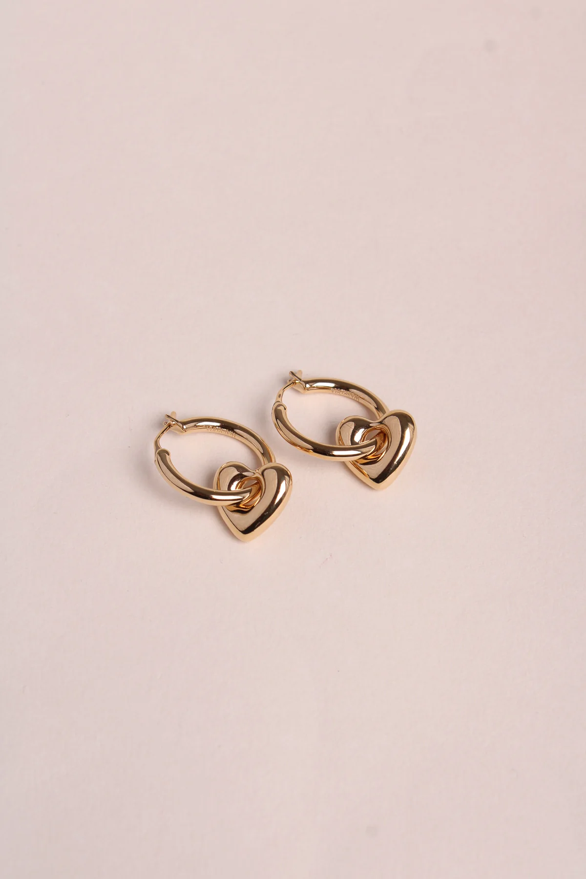 Waekura Jill heart hoop earrings - Big Bag NY