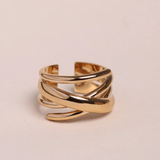Waekura Romane gold ring - Big Bag NY