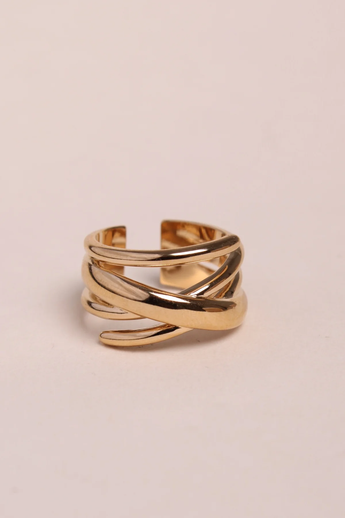 Waekura Romane gold ring - Big Bag NY