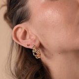 Waekura Sissy gold hoop earrings - Big Bag NY